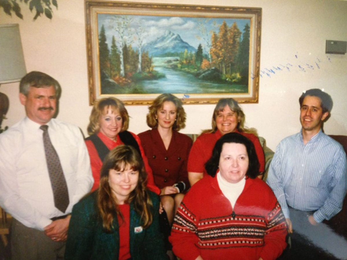 Doug with early Board & Staff